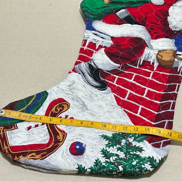 2 Giant Quilted Christmas Stockings 32” - Picture 8 of 8